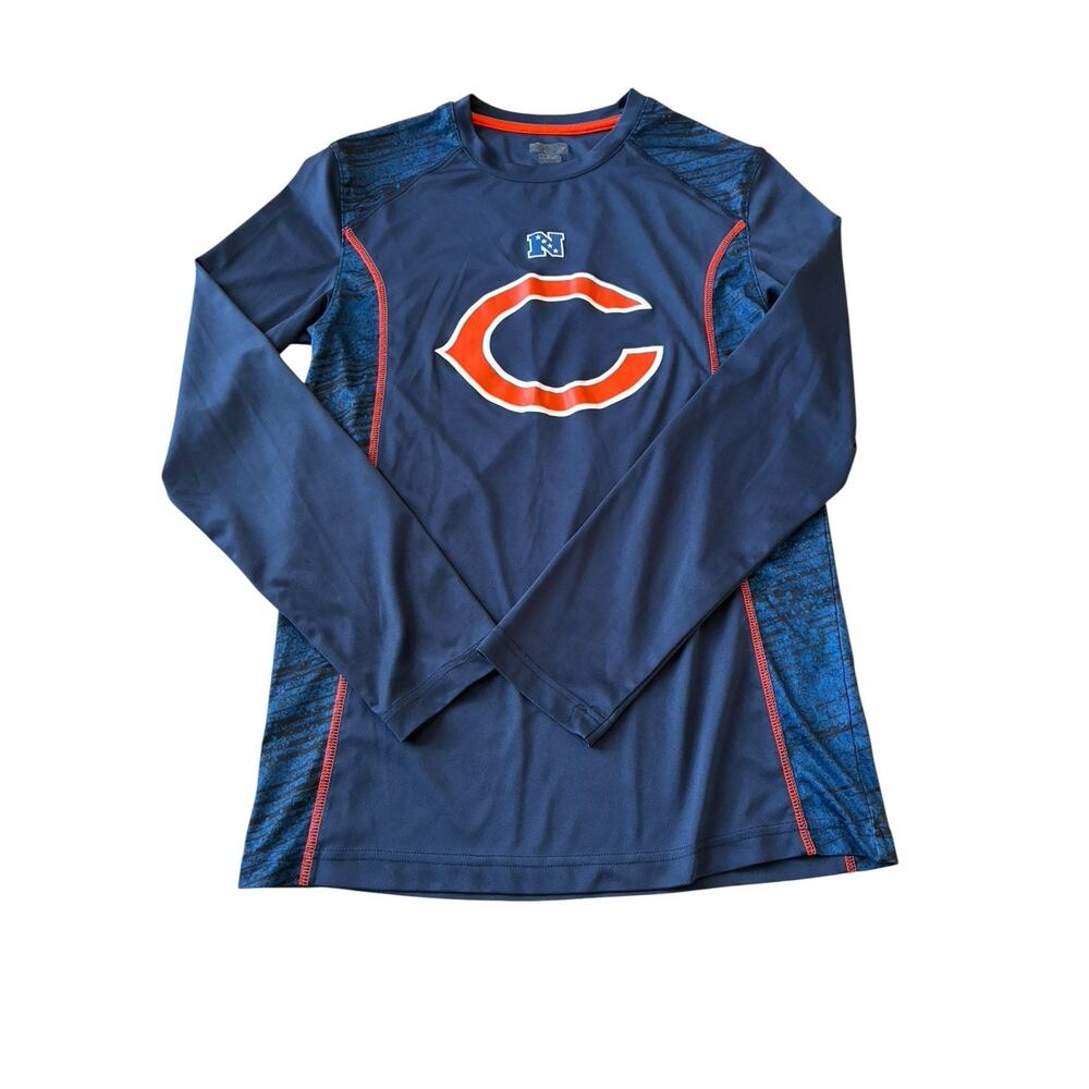 NFL Team Apparel Chicago Bears NFL Long Sleeve Mens S/M Football Camo Colorblock - Picture 16 of 16